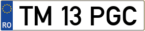 Truck License Plate